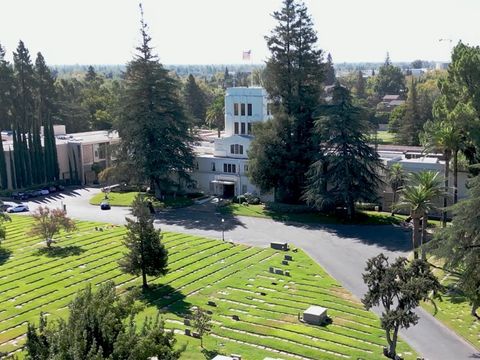 East Lawn grounds